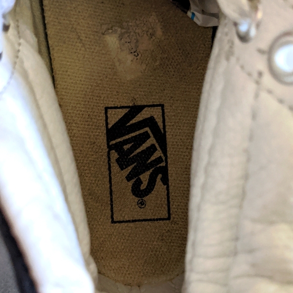 Vans Off The Wall High Top Kids Skateboard Sneakers - Picture 8 of 10